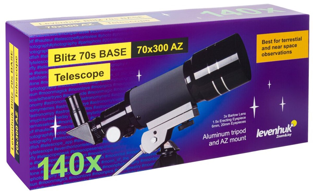 Levenhuk Blitz 70s BASE Telescope
