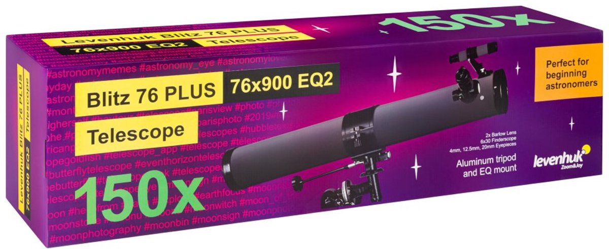 Levenhuk Blitz 76 PLUS Telescoop