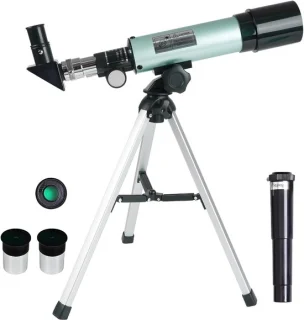 Lìon® telescoop - sterrenkijker - lichtblauw en zwart
