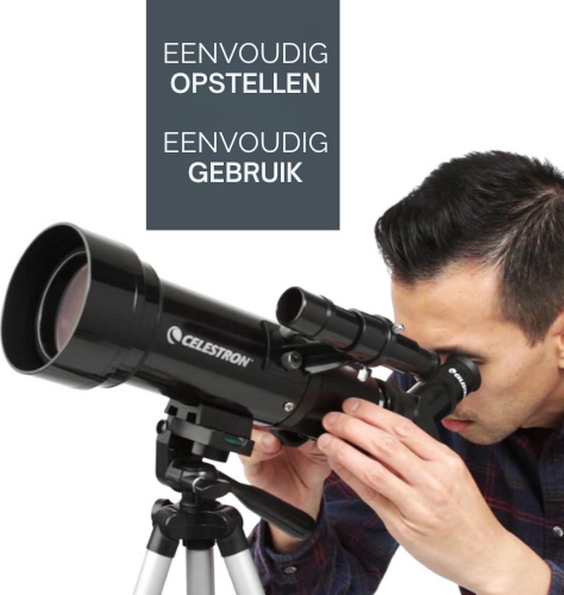 Luxe Sterrenkijker 70MM Zwart - Telescoop voor Kinderen en Volwassenen