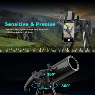 Maksutov-Cassegrain telescoop 80/850 mm
