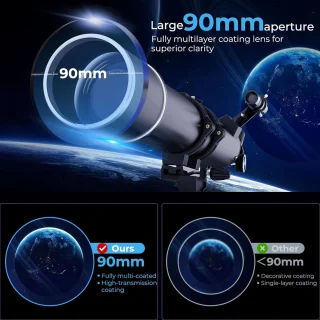 Merknaam Astronomische telescoop 900mm
