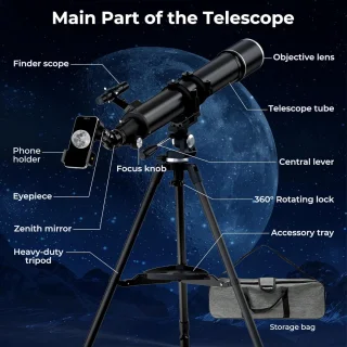 Merknaam Astronomische telescoop 900mm