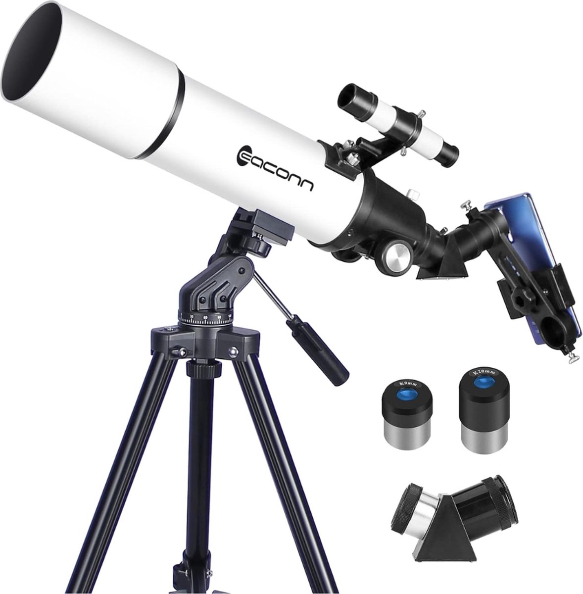 MKSS® Sterrenkijker Telescoop Wit inclusief Statief en Tas