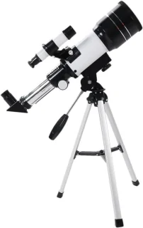 Monoculaire telescoop sterrenkijker voor kinderen, 150x zoom, zwart
