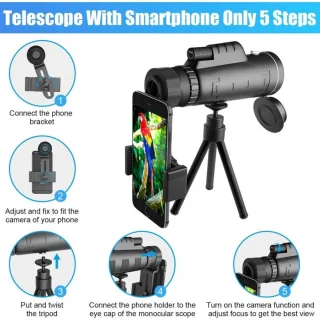 Wat vinden we goed aan de Monoculaire verrekijker 40x60