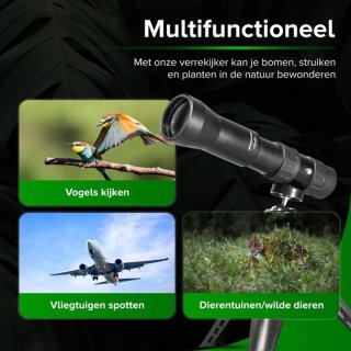 Wat vinden we goed aan de Monokijker 10-30x35 met statief