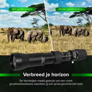 Monokijker 10-30x35 met statief