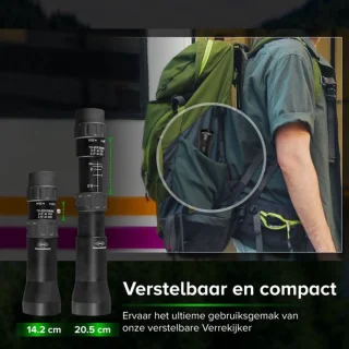 Monokijker 10-30x35 met statief