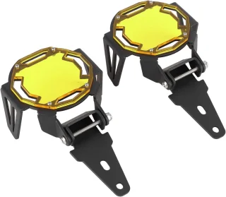 Motorfiets Mistlamp Beschermkap - R1200GS / R1250GS Adventure LC - Geel
