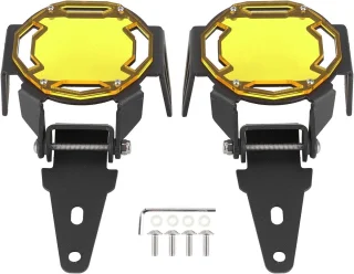 Motorfiets Mistlamp Beschermkap - R1200GS / R1250GS Adventure LC - Geel