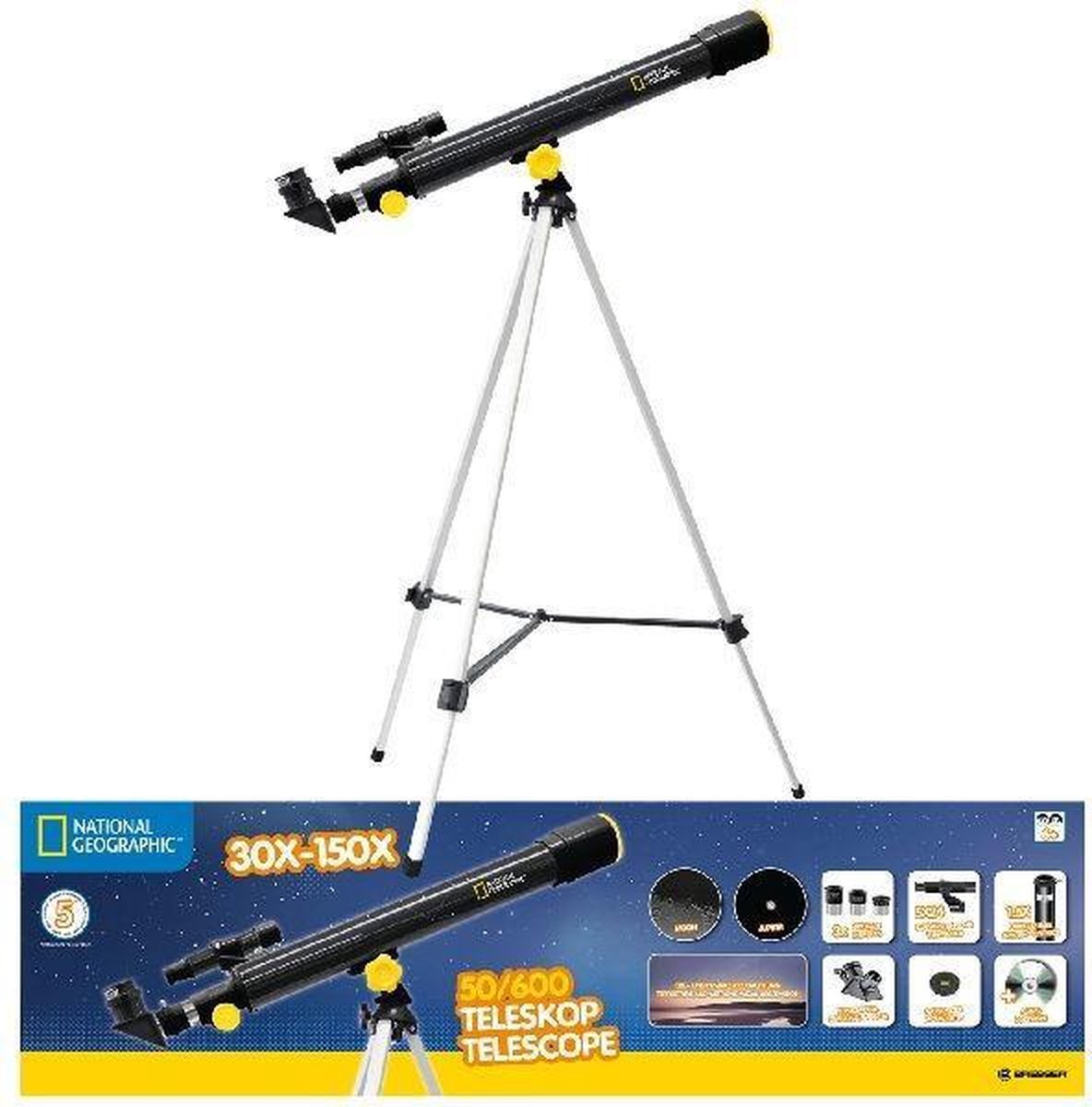 National Geographic Telescoop 50/600 Beginnersmodel