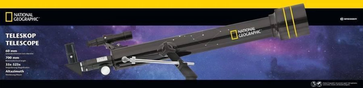 National Geographic Telescoop 60/700mm met Statief en Accessoires