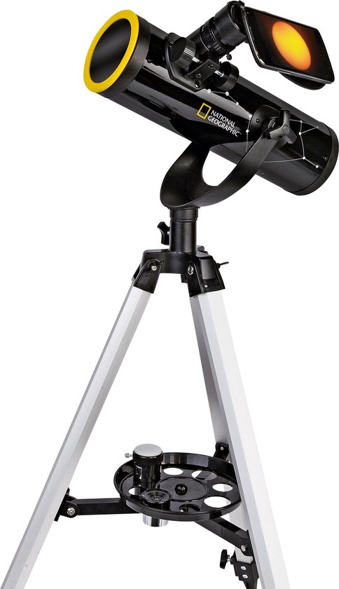 National Geographic 76/350 Solar — Instap-telescoop met veilig zonne-kijken