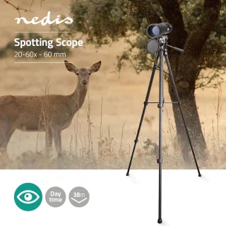 Nedis Spotting Scope 20-60x60 mm zwart
