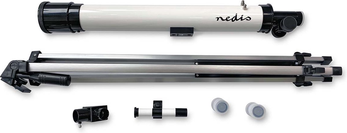 Nedis Telescoop 50/600 mm met Statief Wit/Zwart