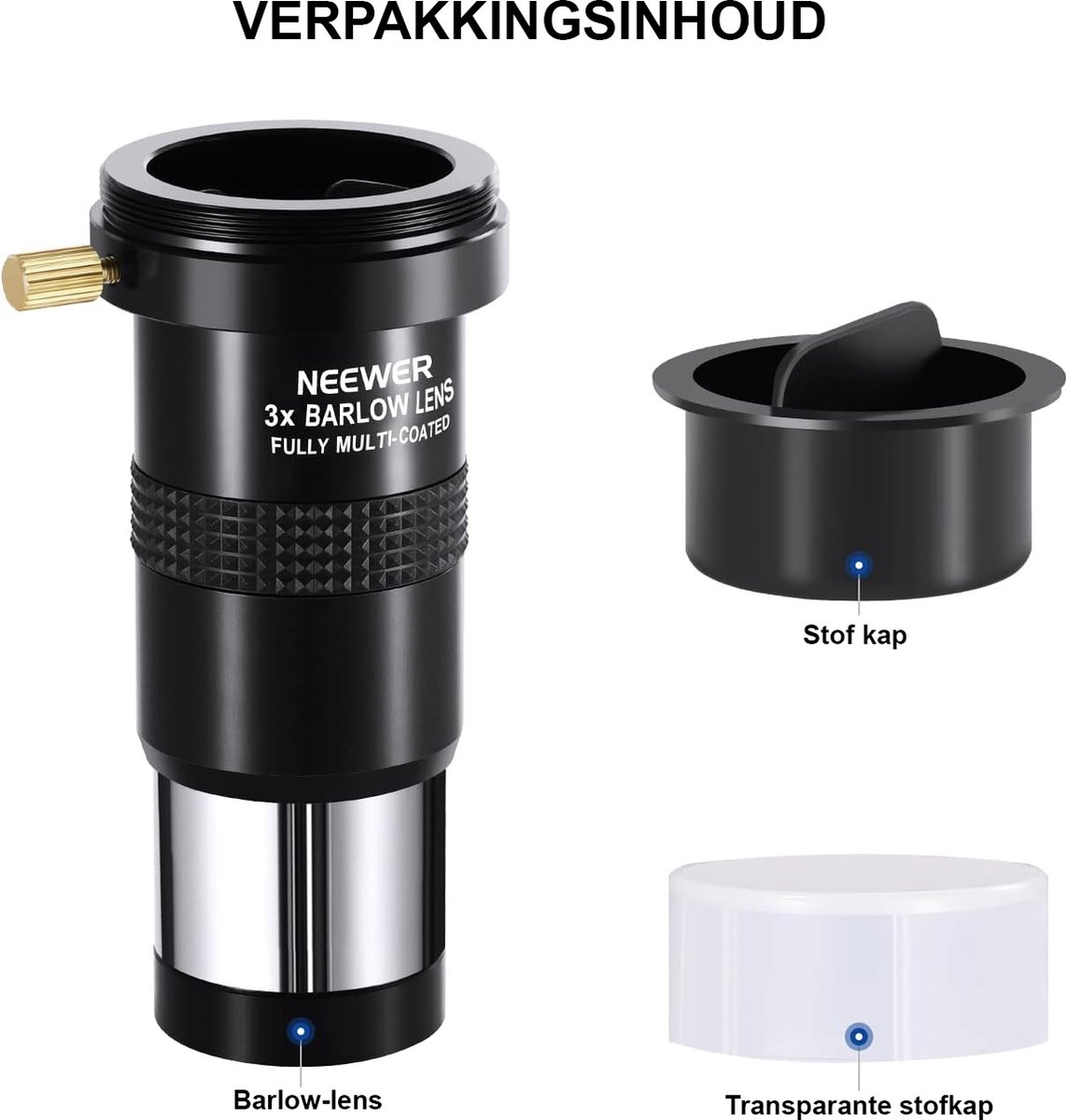 Neewer LS-T11 3X Barlow Lens 1.25 inch