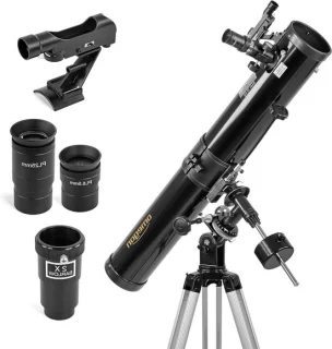 Newton spiegeltelescoop 76 mm 900 mm zwart