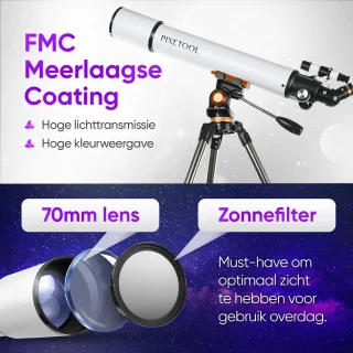 Pixetool Telescoop 70070 - Sterrenkijker met Statief en Draagtas