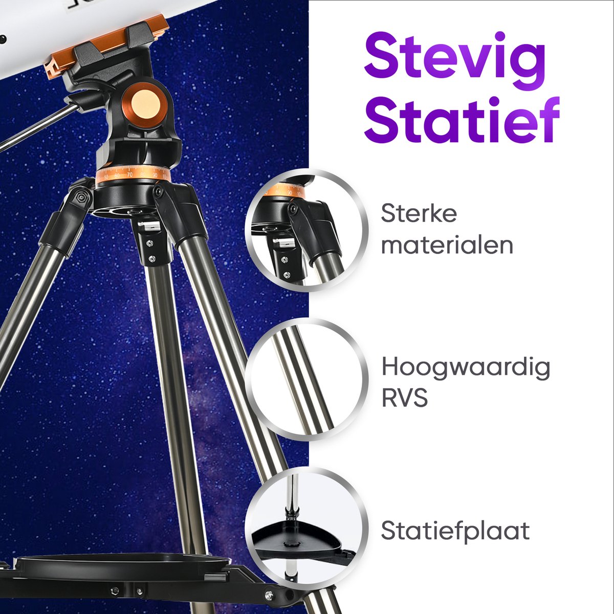 Pixetool Telescoop 70070 - Sterrenkijker met Statief en Draagtas
