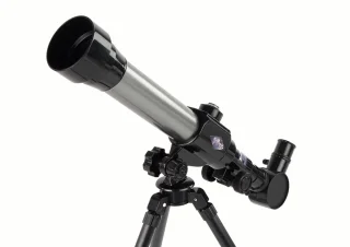 Playos telescoop zilver met driepoot standaard