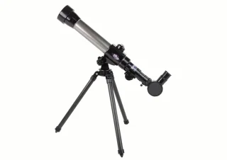 Playos telescoop zilver met driepoot standaard