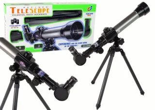 Playos telescoop zilver met driepoot standaard