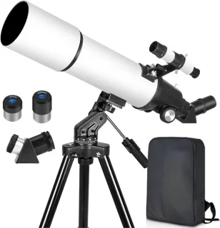 Ploutos telescoop - sterrenkijker - zwart/wit - 42 x 13 x 30 cm