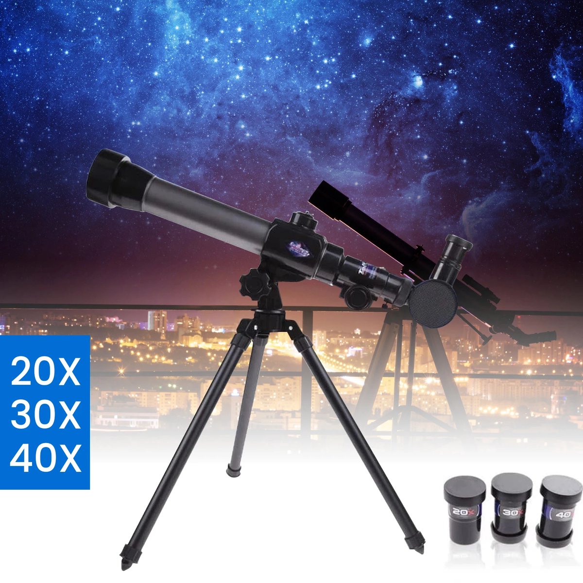 Professionele Astronomische Draagbare Telescoop Set