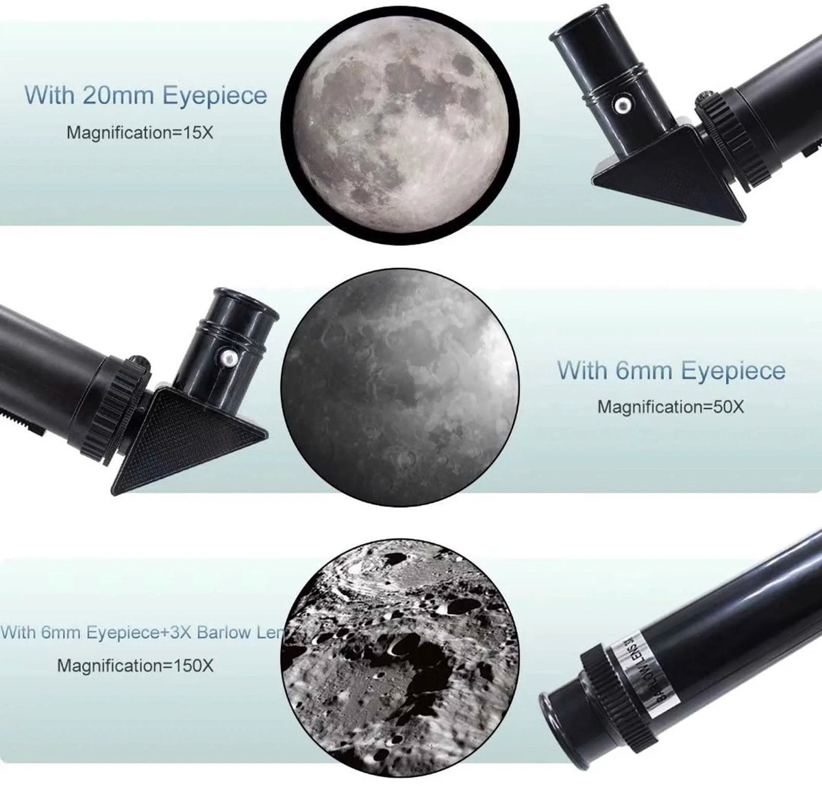 Professionele Astronomische Telescoop Monoculair 150x Zoom