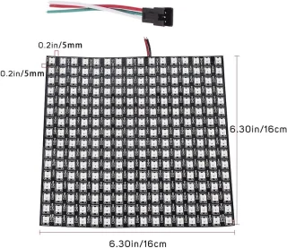 Provento Flexibele RGB LED Matrix 16x16