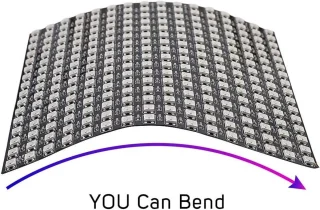Provento Flexibele RGB LED Matrix 16x16