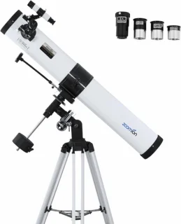 Reflector telescoop 76/900 EQ voor kinderen en beginners