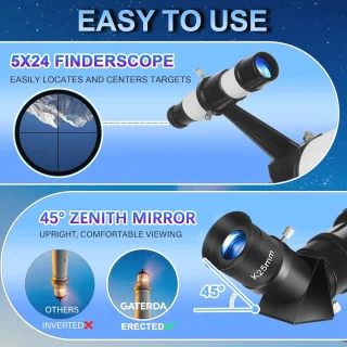 Refractor telescoop 90 mm