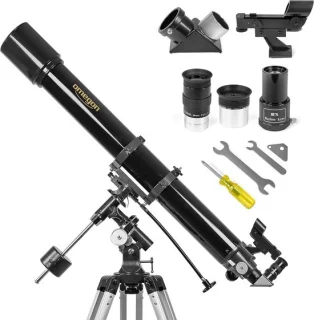 Refractor telescoop 90/1000 mm met EQ-2 montering