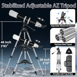 Refractor telescoop 90/900 mm