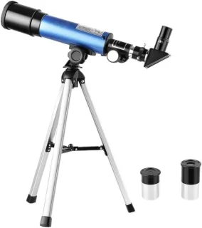 Refractortelescoop 50 mm zwart