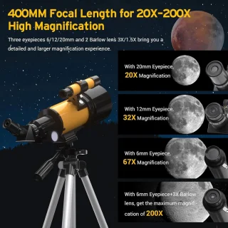 Refractortelescoop 70 mm