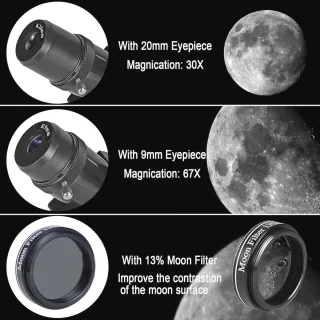 Refractortelescoop 80/600 mm