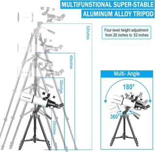Refractortelescoop 80/600 mm