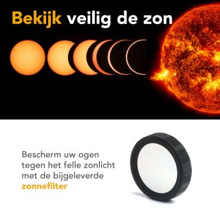 RP Telescoop 300x Zoom met 3 Lenzen en Filterset - Zwart