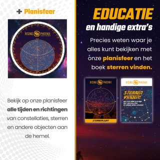 RP telescoop 625x wit met statief en accessoires deluxe set
