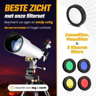 RP telescoop 625x wit met statief en accessoires deluxe set