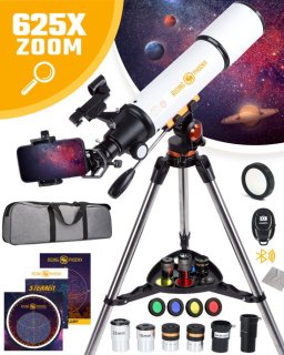 RP telescoop 625x wit met statief en accessoires deluxe set