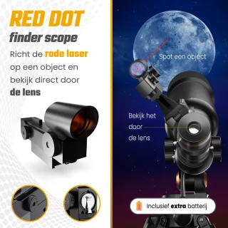 RP Telescoop 625x Zoom Carbon met Statief en Accessoires