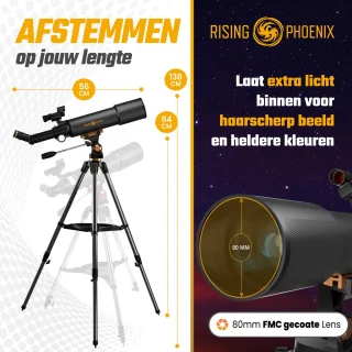 RP Telescoop 625x Zoom Carbon met Statief en Accessoires