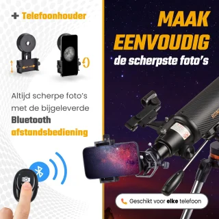 RP Telescoop 625x Zoom Carbon met Statief en Accessoires