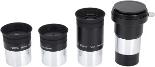 De Series 4000 Plossl Oculairset 1.25" 4/10/25 mm (2-delig) in één oogopslag