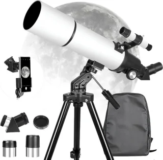 SP® Sterrenkijker refractor telescoop wit