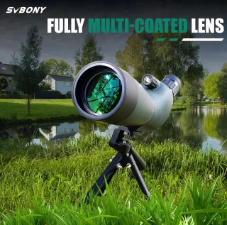 Spotting Scope IP65 Waterdicht 45° Oculair BAK-4 met Statief en Telefoon Adapter